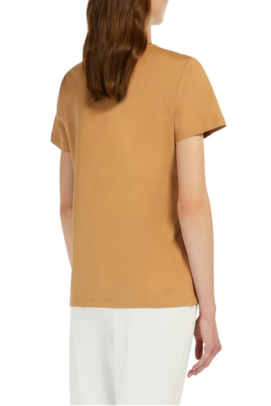 26FW 막스마라 파파이 코튼 저지 티셔츠 2621946051600 003 CAMMELLO - MAX MARA