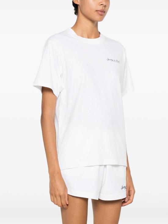 26FW 스포티앤리치 반팔 티셔츠 TO11975325WHWHITE - SPORTY & RICH