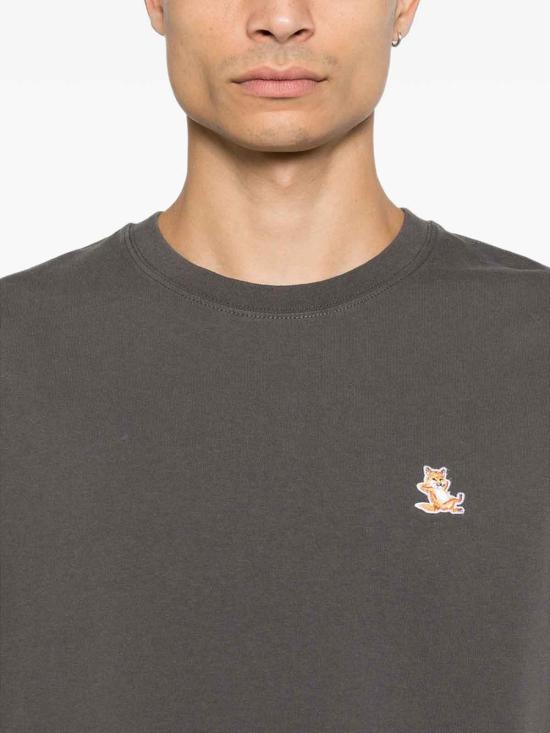 26FW 메종키츠네 반팔 티셔츠 MRMJT37KJ7025PAVEM GREY - MAISON KITSUNE