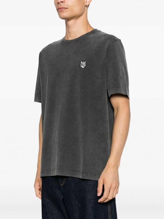 26FW 메종키츠네 반팔 티셔츠 PM00108KJBT7BKFAD GREY - MAISON KITSUNE