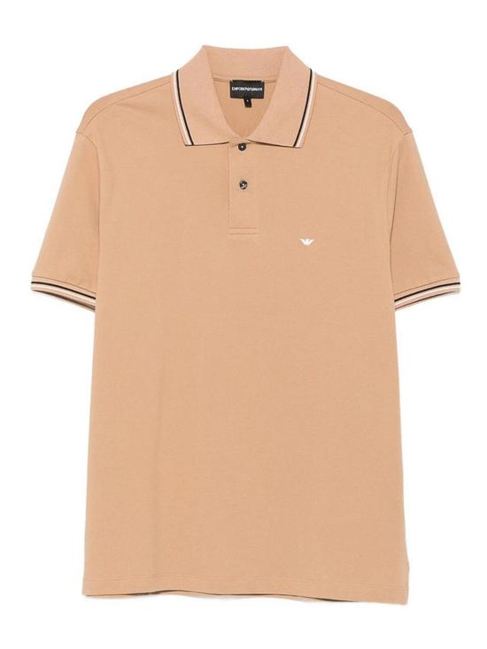26FW 엠포리오 아르마니 폴로 티셔츠 AF23090EM004607U6163 BEIGE