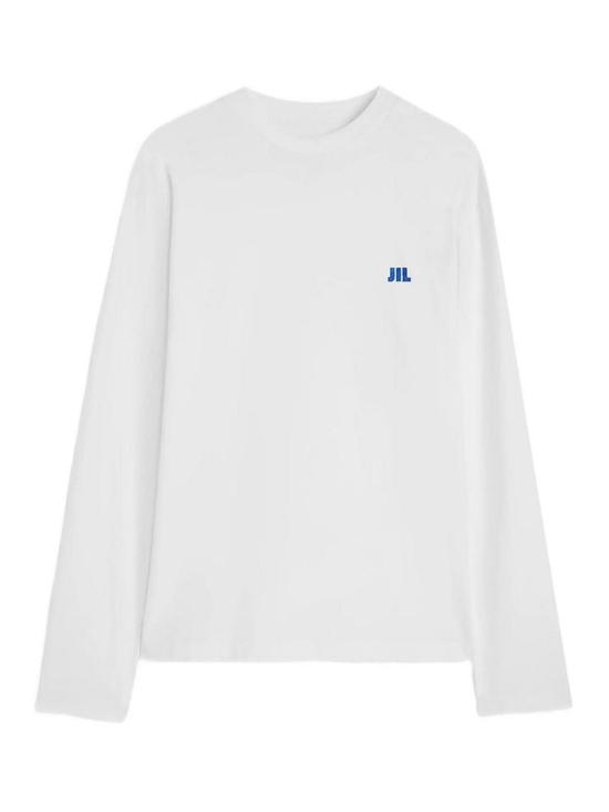 26FW 질샌더 긴팔 티셔츠 J45048J22GC0282100 WHITE