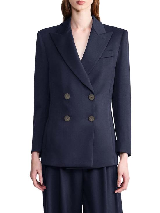 26FW 조르지오 아르마니 수트 자켓 GW004392TE10936UB094 BLUE - GIORGIO ARMANI