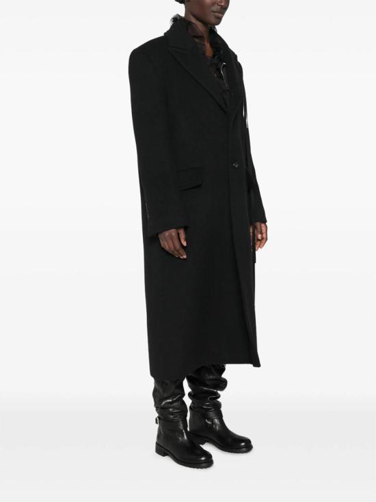 26FW 앤 드뮐미스터 미디 스커트 B0014262FA510099 BLACK - ANN DEMEULEMEESTER