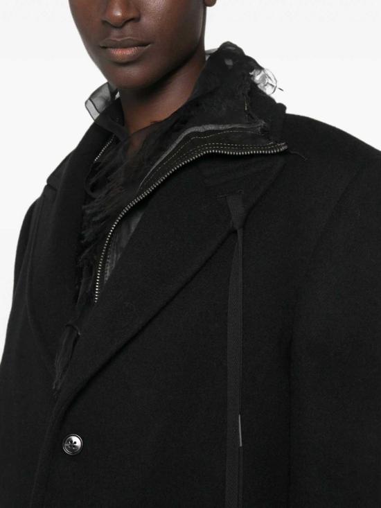 26FW 앤 드뮐미스터 미디 스커트 B0014262FA510099 BLACK - ANN DEMEULEMEESTER
