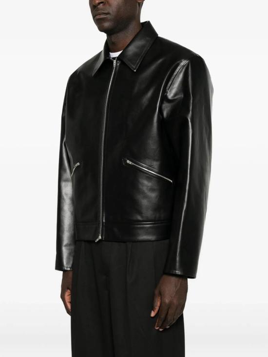 26FW 질샌더 가죽 자켓 J07239J22SW0148001 BLACK - JIL SANDER