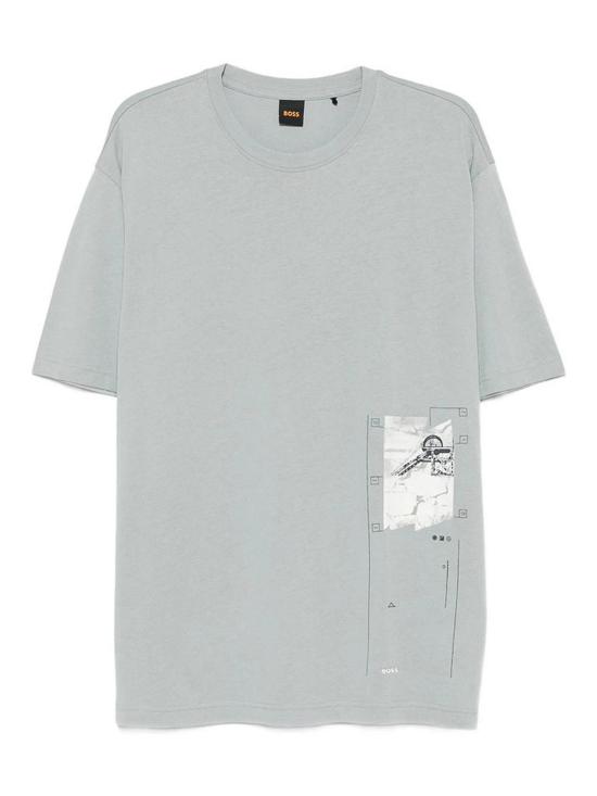 26FW 휴고보스 반팔 티셔츠 50566607084 GREY