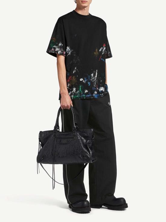 26FW 발렌시아가 르 시티 백 라지 8657652ACME1000 BLACK - BALENCIAGA
