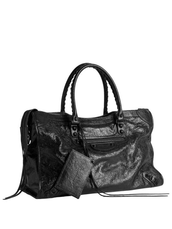 26FW 발렌시아가 르 시티 백 라지 8657652ACME1000 BLACK - BALENCIAGA