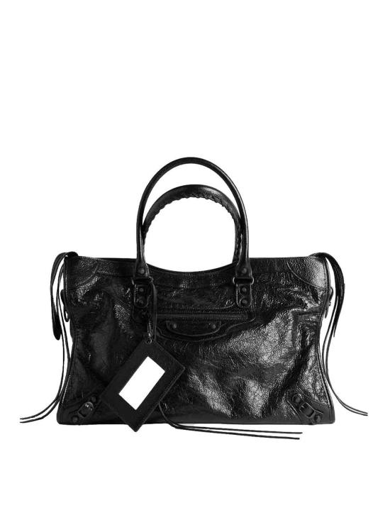26FW 발렌시아가 르 시티 백 라지 8657652ACME1000 BLACK