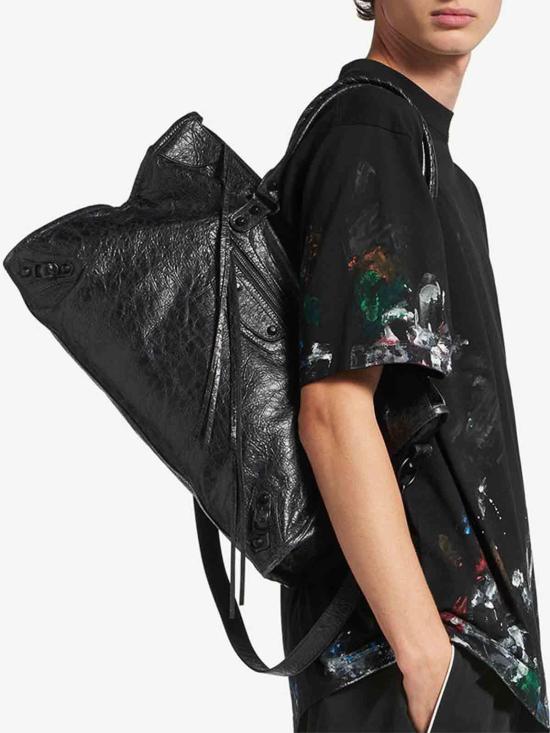 26FW 발렌시아가 르 시티 백 라지 8657652ACME1000 BLACK - BALENCIAGA