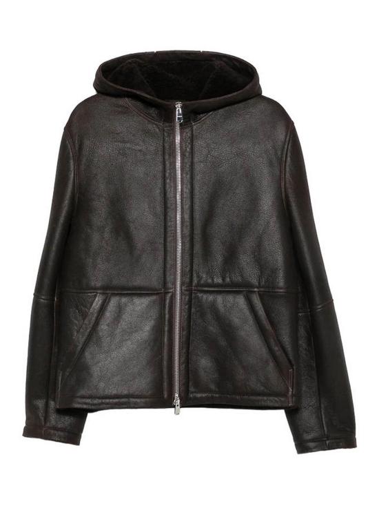 26FW 돈답 가죽 자켓 JU027XXX737 BROWN