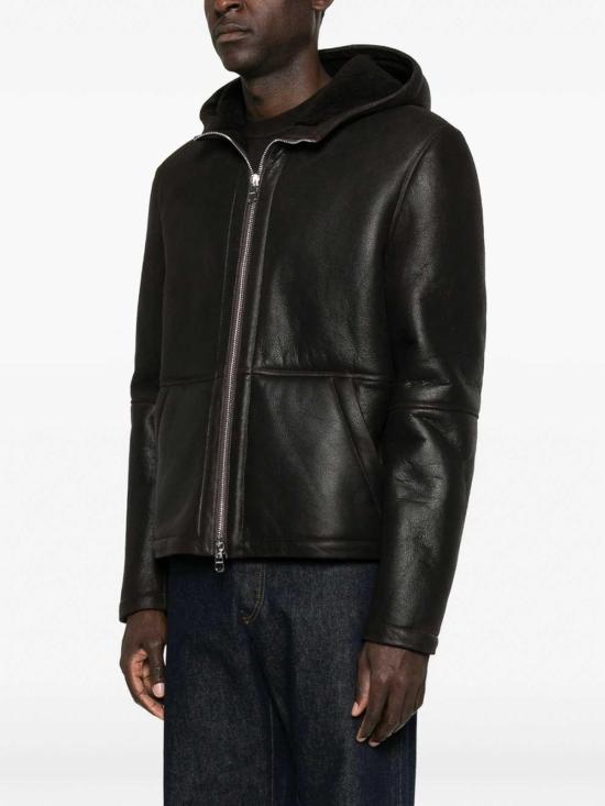 26FW 돈답 가죽 자켓 JU027XXX737 BROWN - DONDUP