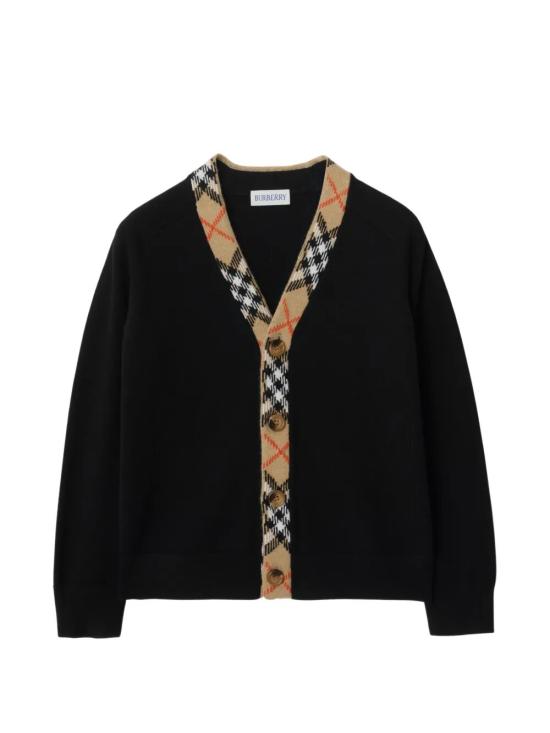 26FW [키즈] 버버리 가디건 8131979 A1189 BLACK - BURBERRY