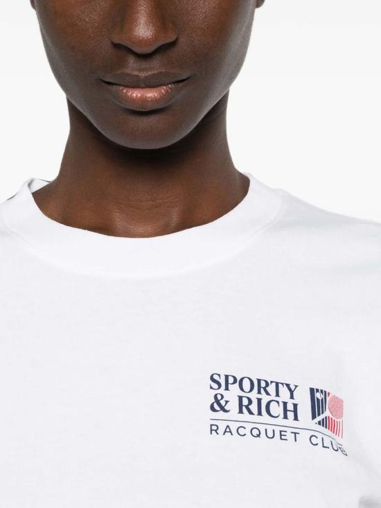 26FW 스포티앤리치 반팔 티셔츠 TO119710431WHWHITE - SPORTY & RICH