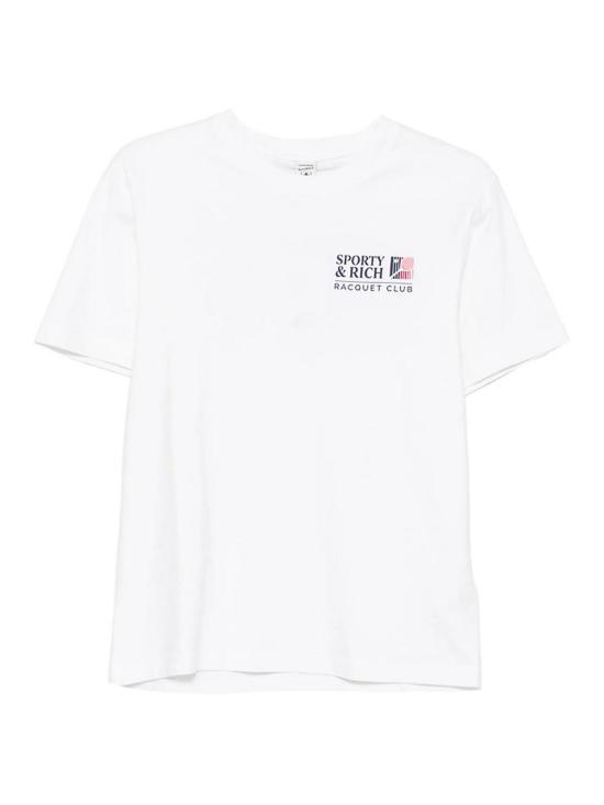 26FW 스포티앤리치 반팔 티셔츠 TO119710431WHWHITE