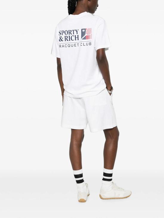26FW 스포티앤리치 반팔 티셔츠 TO119710431WHWHITE - SPORTY & RICH