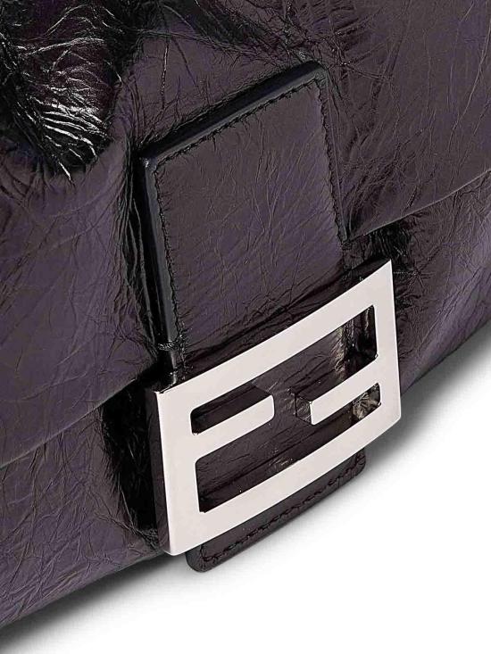 26FW 펜디 바게트 소프트 미디엄 백 8BR856B14MF0QA1 BLACK - FENDI
