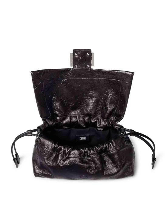 26FW 펜디 바게트 소프트 미디엄 백 8BR856B14MF0QA1 BLACK - FENDI