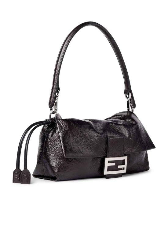 26FW 펜디 바게트 소프트 미디엄 백 8BR856B14MF0QA1 BLACK - FENDI