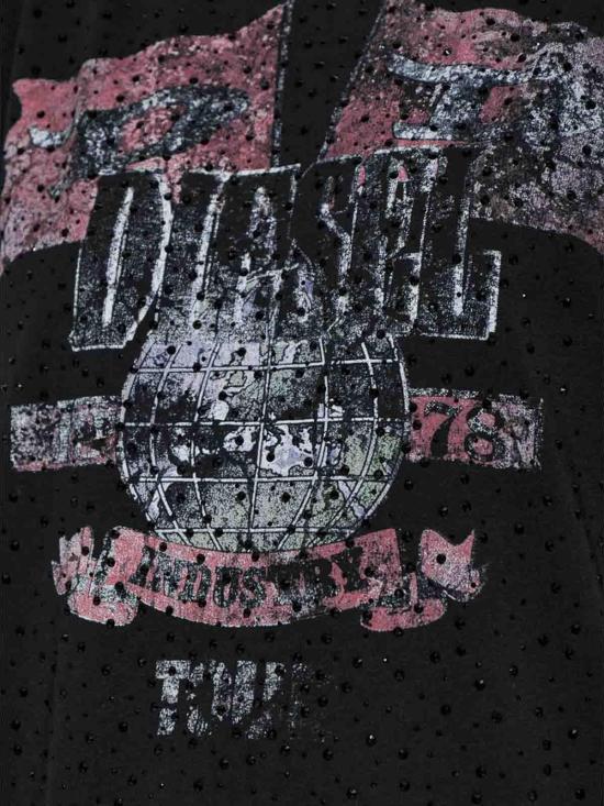 26FW 디젤 반팔 티셔츠 0NIBLA259329XX BLACK - DIESEL