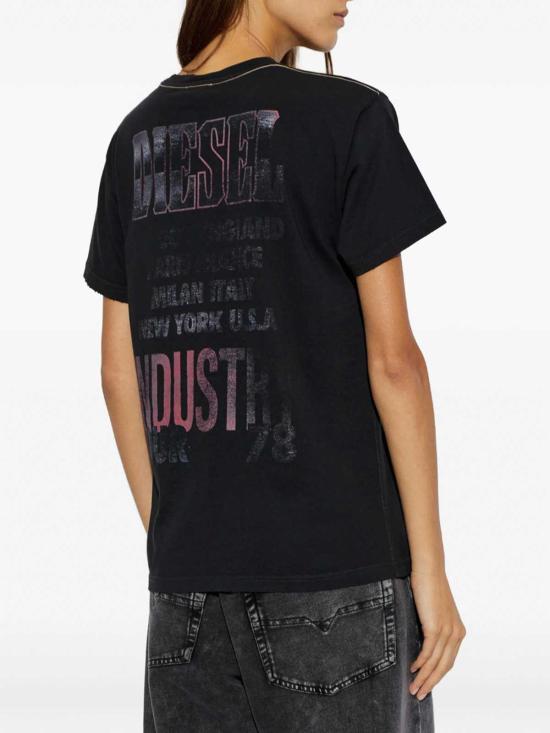 26FW 디젤 반팔 티셔츠 0NIBLA259329XX BLACK - DIESEL