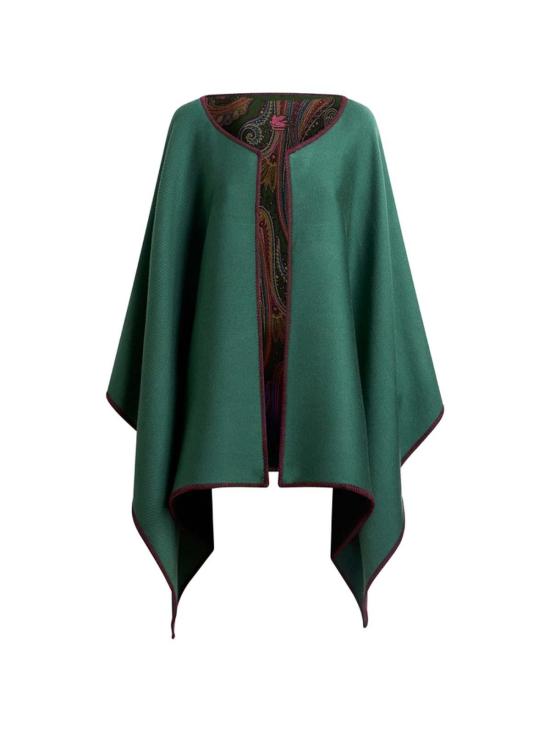 26FW 에트로 케이프 AK140WRBD0029X0893 GREEN - ETRO