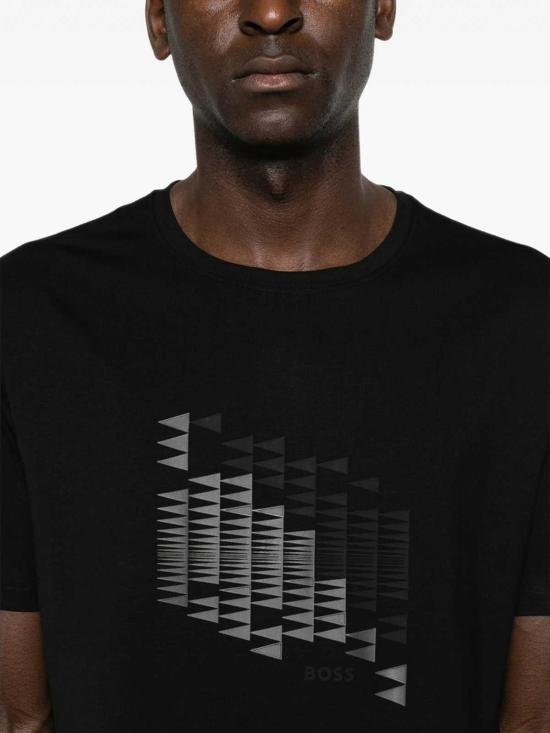 26FW 휴고보스 반팔 티셔츠 50566853001 BLACK - HUGO BOSS