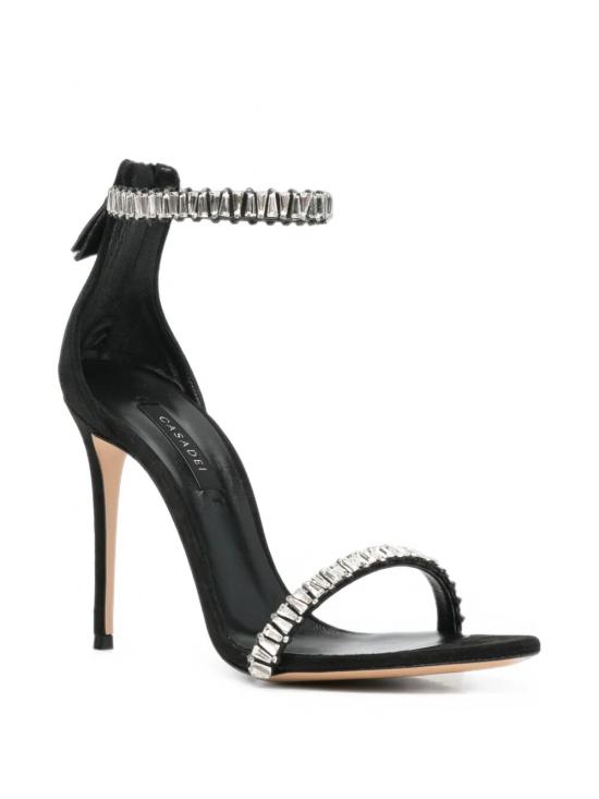26FW 카사데이 샌들 1L492C1001T0596 C163 BLACK SUEDE - CASADEI