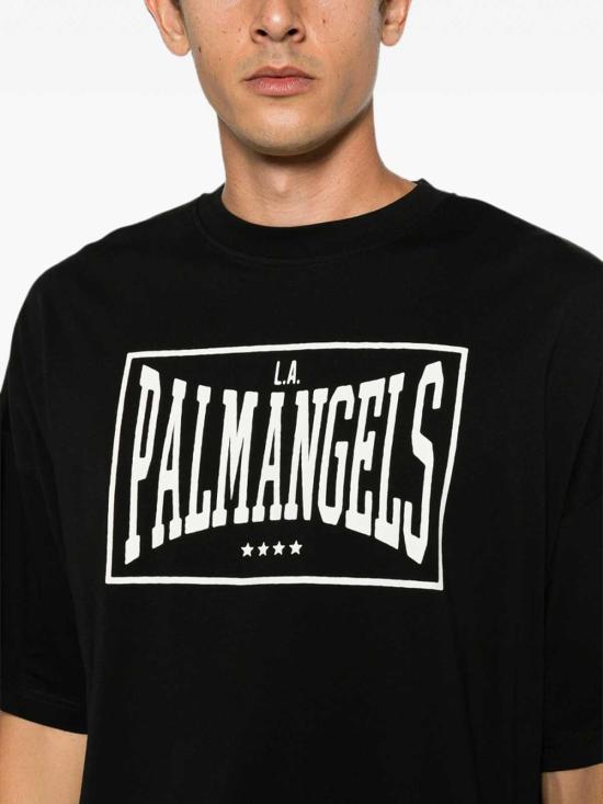 26FW 팜앤젤스 반팔 티셔츠 PAMAA003JR0041003 BLACK - PALM ANGELS