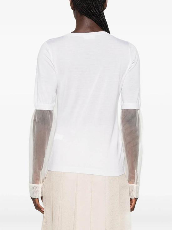 26FW 파비아나 필리피 탑 MAD216F006M31925 WHITE - FABIANA FILIPPI