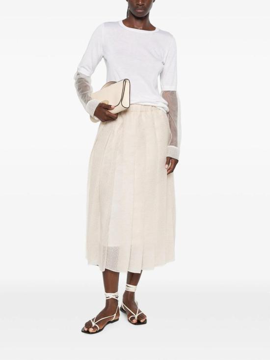 26FW 파비아나 필리피 탑 MAD216F006M31925 WHITE - FABIANA FILIPPI