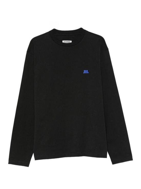 26FW 질샌더 긴팔 티셔츠 J45048J22GC0282001 BLACK