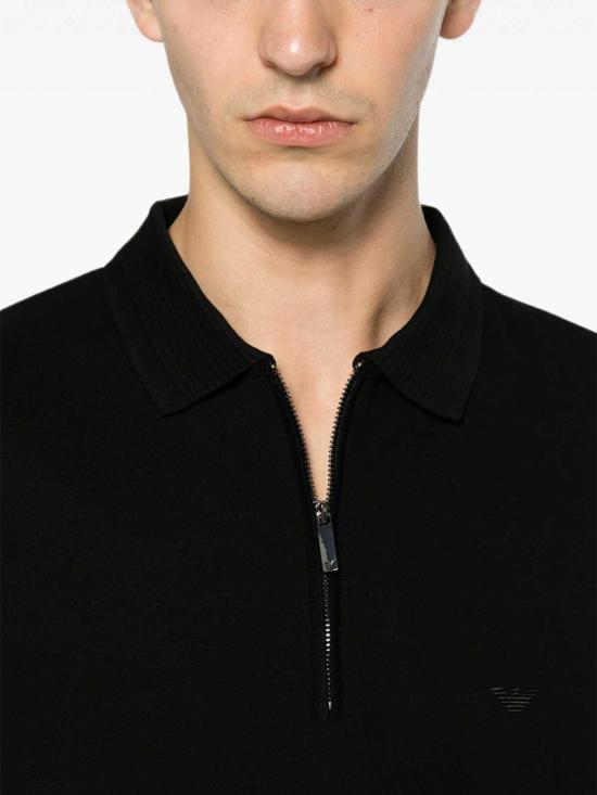 26FW 엠포리오 아르마니 폴로 티셔츠 AF12955EM006624UC001 BLACK - EMPORIO ARMANI