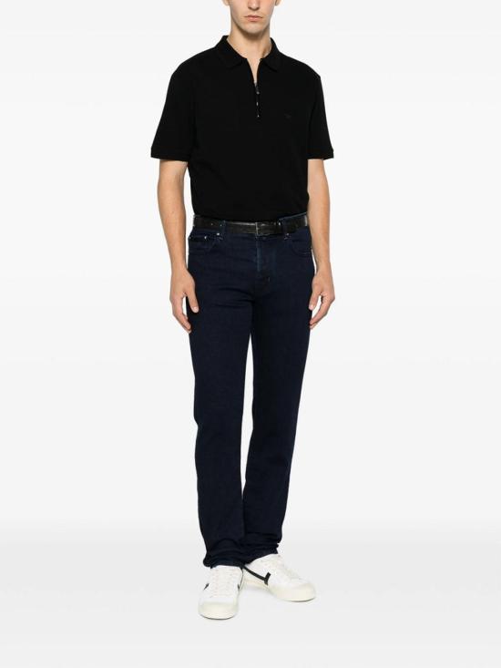 26FW 엠포리오 아르마니 폴로 티셔츠 AF12955EM006624UC001 BLACK - EMPORIO ARMANI