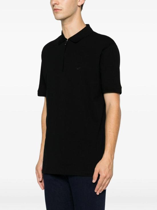 26FW 엠포리오 아르마니 폴로 티셔츠 AF12955EM006624UC001 BLACK - EMPORIO ARMANI