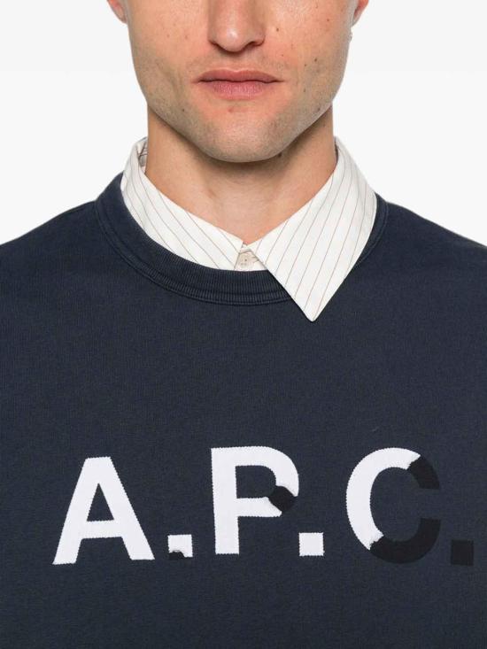 26FW 아페쎄 탑 COHGRH37033IAJ BLUE - A.P.C.