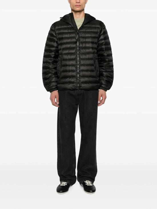 26FW 씨피 컴퍼니 숏패딩 MOW126A110416A999 BLACK - C.P. COMPANY