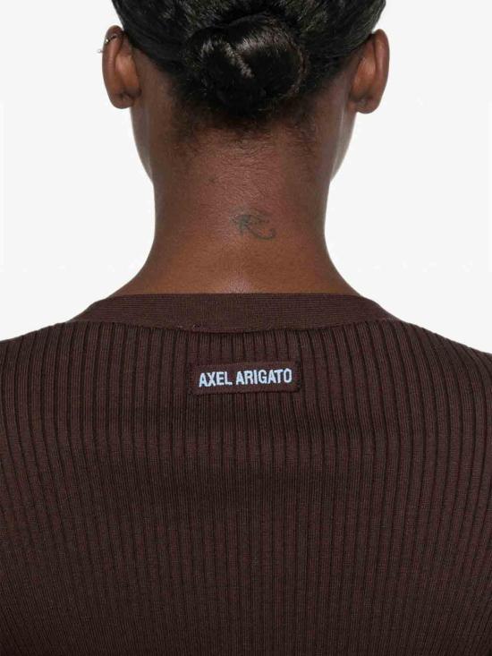 26FW 악셀 아리가토 탑 A4142001FLEURDBRLB BROWN - AXEL ARIGATO