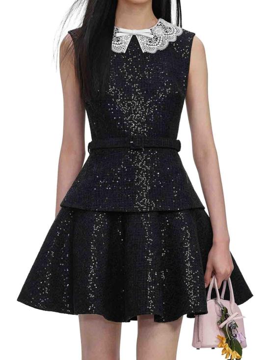 26FW 셀프 포트레이트 숏팬츠 PF26002S BLACK - SELF PORTRAIT