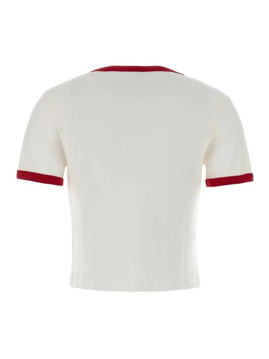 26FW 스포티앤리치 반팔 티셔츠 TO073710509WHWHRUB WHITE - SPORTY & RICH