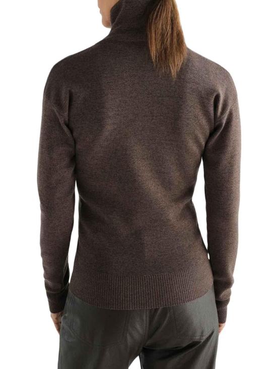 26FW 르메르 버튼 탑 파인 울 스웨터 PO0047LK1070BR538 BROWN - LEMAIRE