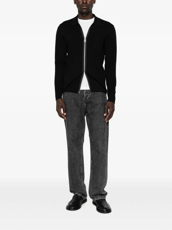 26FW 삼소앤삼소 스웨터 10490GUNAXZIPBLACK - SAMSOE SAMSOE