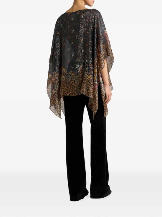 26FW 에트로 케이프 AK165WRJA0027X0812 BLACK - ETRO