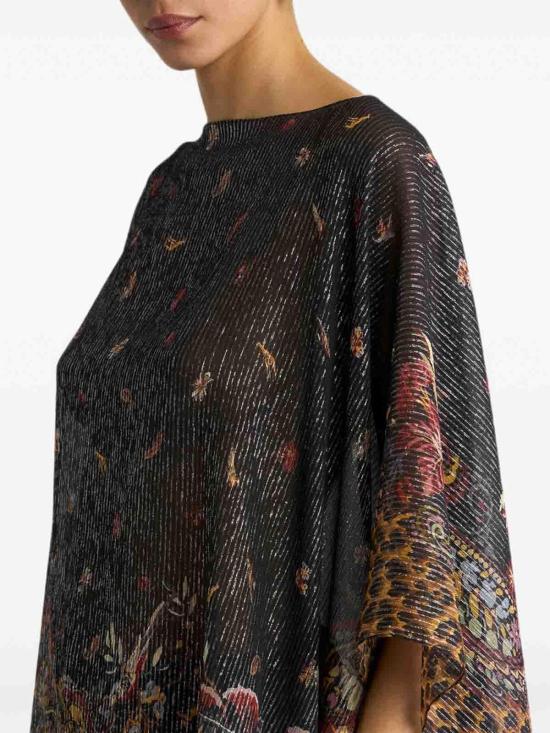 26FW 에트로 케이프 AK165WRJA0027X0812 BLACK - ETRO