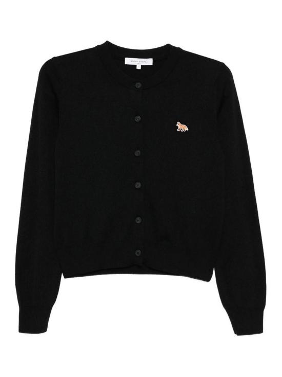 26FW 메종키츠네 베이비 폭스 메리노 레귤러 가디건 PW00502KT1181BLACK