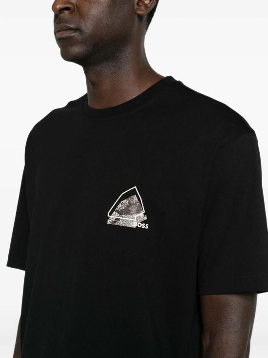26FW 휴고보스 반팔 티셔츠 50566613001 BLACK - HUGO BOSS