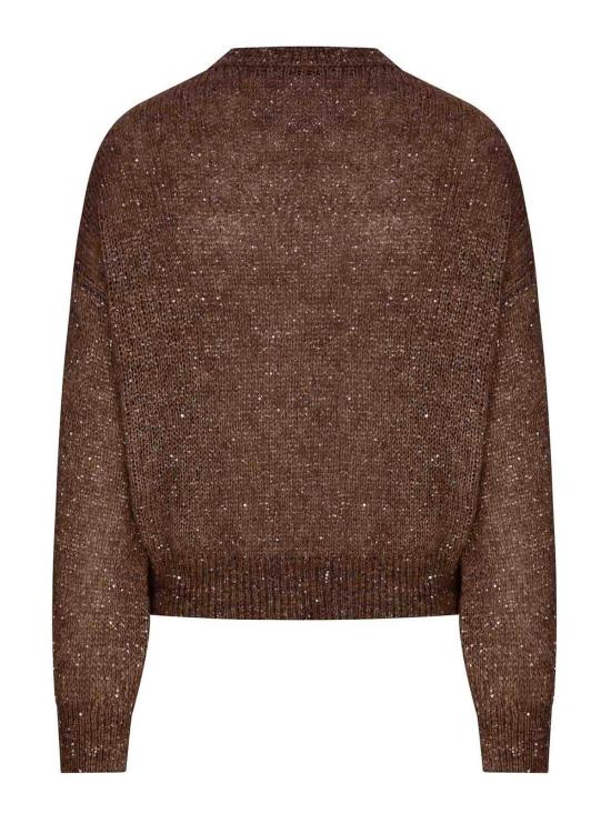 26FW 브루넬로 쿠치넬리 탑 MMS579700C4211 BROWN - BRUNELLO CUCINELLI