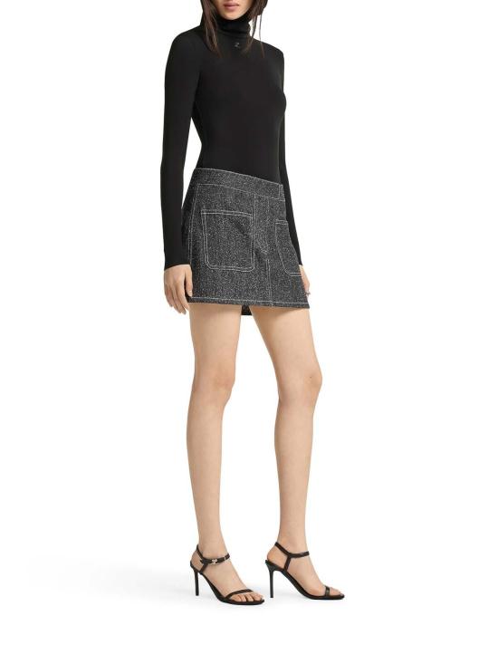 26FW 쿠레쥬 숏 원피스 426DJU437DE00689901 BLACK - COURREGES