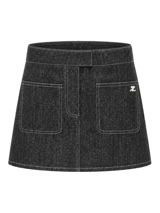 26FW 쿠레쥬 숏 원피스 426DJU437DE00689901 BLACK